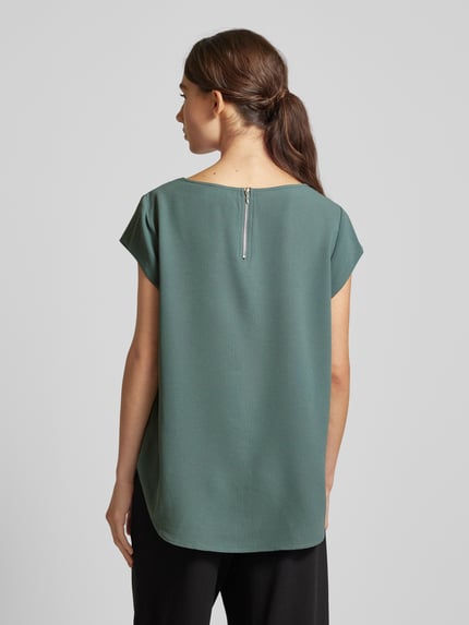 ONLY Blusenshirt in unifarbenem Design Mint 5