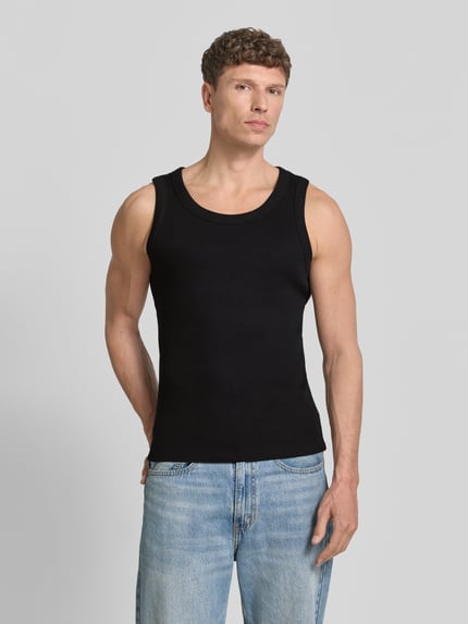 DRYKORN Tanktop in Ripp-Optik Modell 'Nathan' Black 4