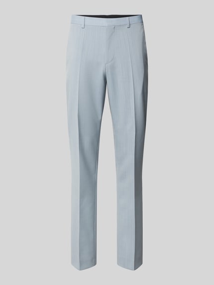 Super Slim Fit Anzughose aus Schurwoll-Mix Modell 'HESTEN' Shop The Look MANNEQUINE