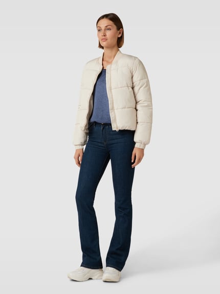 Smith and Soul Longsleeve met labelapplicatie Marineblauw - 1