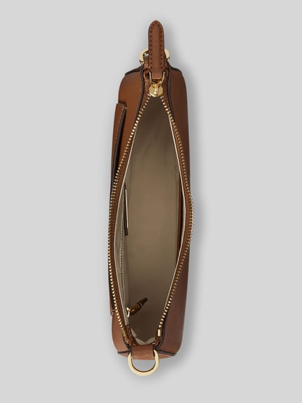 Lauren Ralph Lauren torba na ramię z naturalnej skóry Koniakowy 4