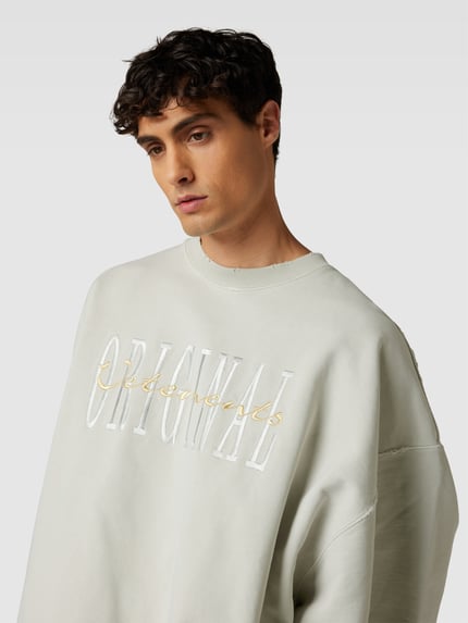 VETEMENTS oversized sweatshirt met labeldetail Offwhite - 3