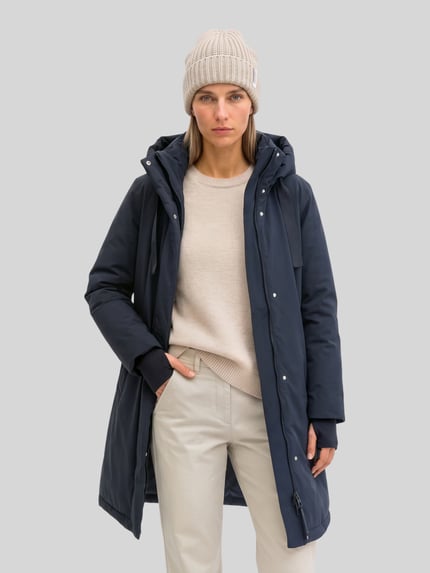 Marc O'Polo Relaxed Fit Parka mit Kapuzenkragen Marine 4