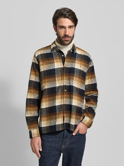 Barbour Regular Fit Hemdjacke aus reiner Baumwolle Modell 'WOODFOOT' Black 4