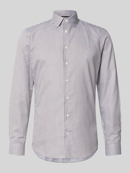 Slim Fit Business-Hemd mit Kentkragen Shop The Look MANNEQUINE