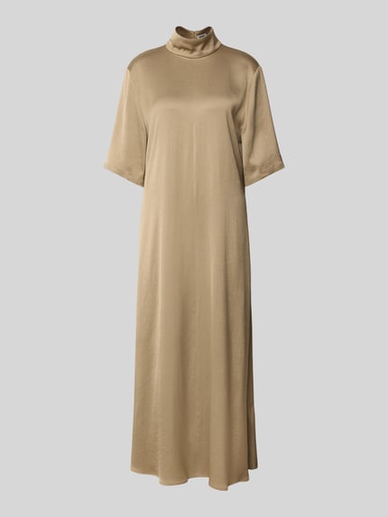 DRYKORN Maxi-jurk met opstaande kraag en 1/2-mouwen Camel - 2