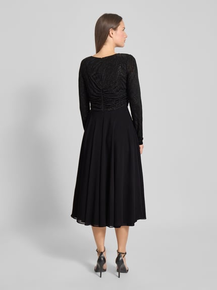 Christian Berg Cocktail Cocktailkleid mit Rundhalsausschnitt Black 5