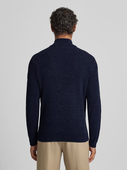 Tom Tailor Regular fit SCHIPPERSTRUI van katoenmix Marineblauw - 5