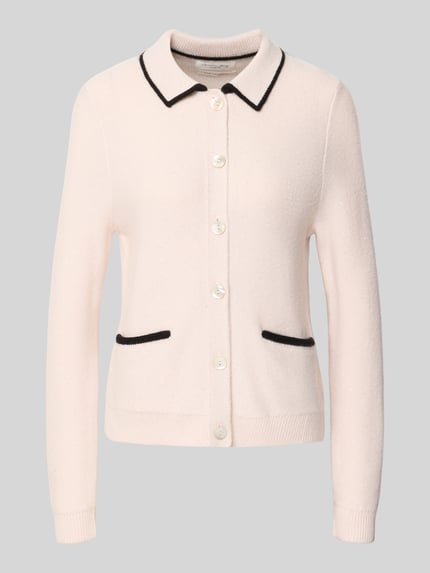 Christian Berg Woman regular fit vest van kasjmiermix Lichtroze - 2
