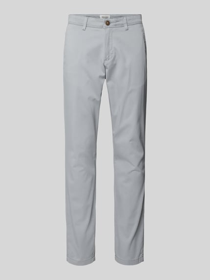 JACK & JONES Slim fit broek met steekzakken, model 'MARCO BOWIE' Zilver - 2
