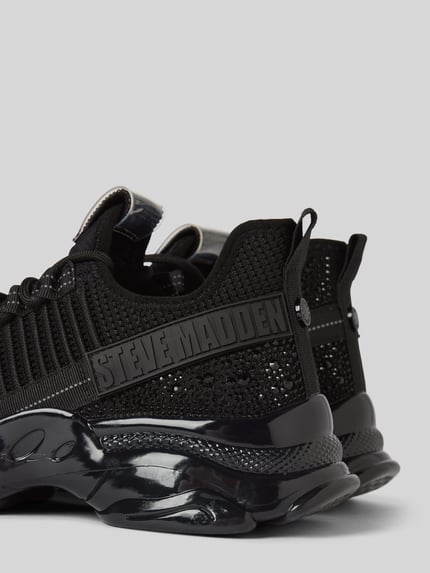 Steve Madden Chunky sneakers met siersteentjes model 'MAXILLA-R-E' Zwart - 2