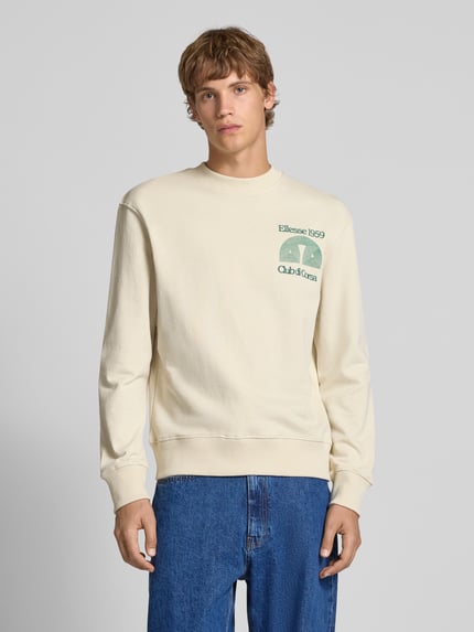 ellesse Bluza z wyhaftowanym logo Złamany biały 4