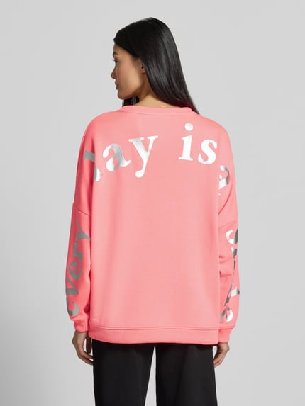 miss goodlife Oversized Sweatshirt aus Baumwoll-Mix Modell 'Everyday' Pink 5