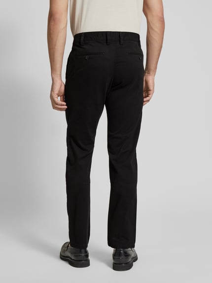 Christian Berg Men Regular fit chino met Franse steekzakken Zwart - 5