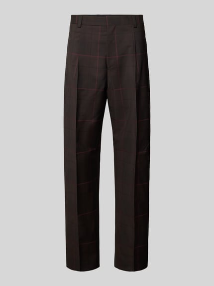 Spodnie garniturowe o kroju slim fit z czystej żywej wełny model 'Gatur' Shop The Look MANNEQUINE