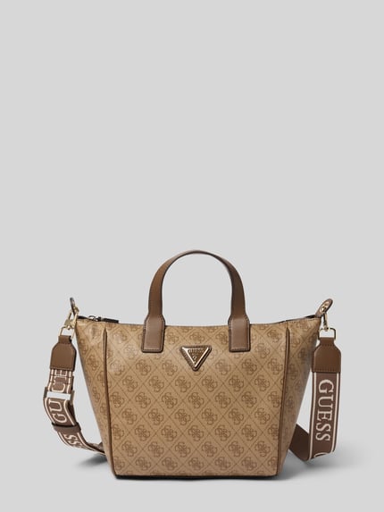 Tote Bag mit Allover-Logo-Print Modell 'Follie' Shop The Look MANNEQUINE
