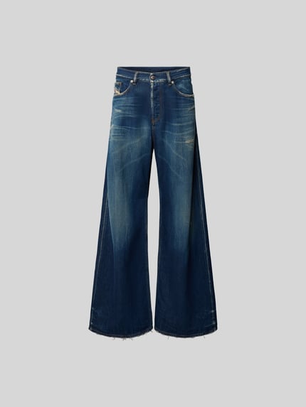 Diesel Flared Fit Jeans mit Lyocell-Anteil Dunkelblau 2