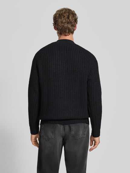 FTC Cashmere Kardigan z mieszanki kaszmiru z dekoltem w serek Ciemnoszary 5