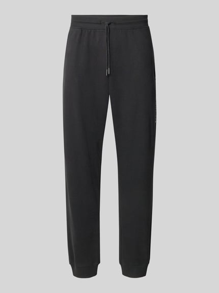 Tommy Hilfiger Regular Fit Sweatpants aus Baumwoll-Mix Black 2
