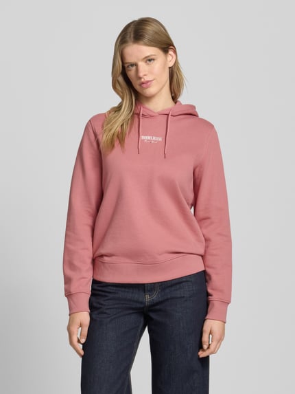 Tommy Jeans Regular Fit Hoodie aus reiner Baumwolle Rostrot 4
