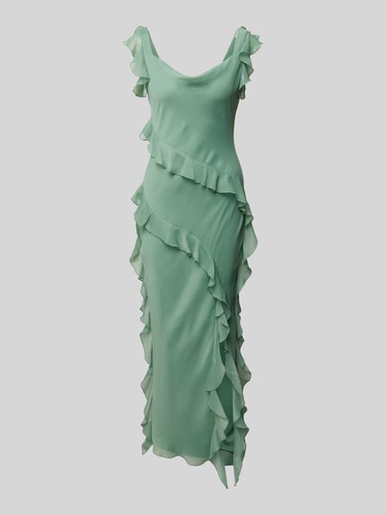 Jake*s Cocktail Cocktailkleid mit Volants Gruen 2