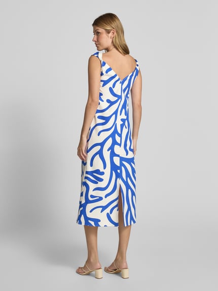 GUIDO MARIA KRETSCHMER WOMAN Midikleid mit V-Ausschnitt Modell 'CHARLOTTA' Bleu 5