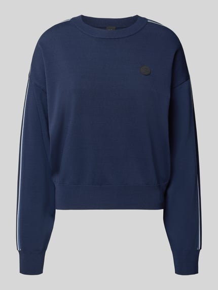 Sweatshirt mit Logo-Patch Modell 'RETREAT' Shop The Look MANNEQUINE