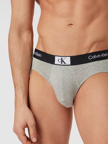Calvin Klein Underwear Slips im 3er-Pack Mittelgrau Melange 3