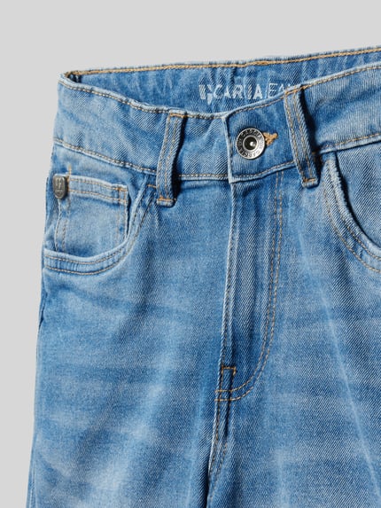 Garcia Korte jeans in 5-pocket design, model 'Dalino' Blauw - 2