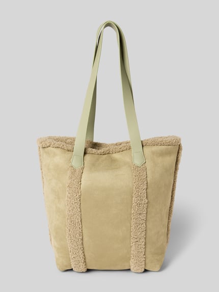 Barts Tote Bag mit Label-Detail Modell 'Aedey' Hellgruen 4