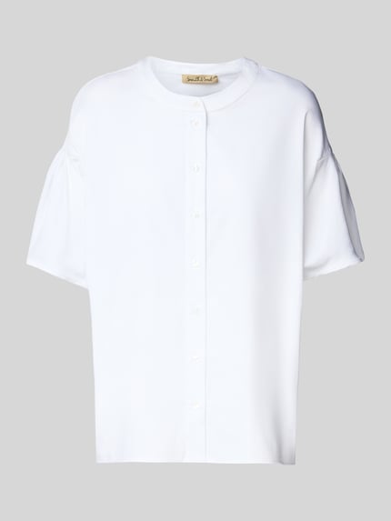 Smith and Soul Relaxed fit blouse met ronde hals en 1/2-mouwen Wit - 2
