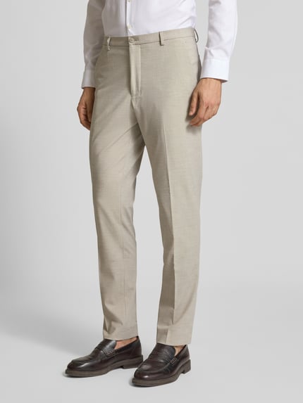 MCNEAL Slim Fit Stoffhose mit französischen Eingrifftaschen Beige 4