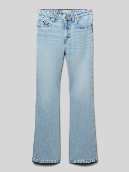 Tommy Hilfiger Teens Bootcut Jeans aus Baumwoll-Lyocell-Mix Hellblau 1