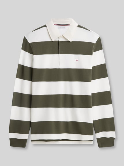 Tommy Hilfiger Bluza o kroju relaxed fit z czystej bawełny Oliwkowy 2