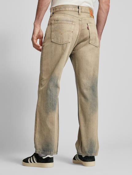 Levi's® Loose fit jeans in used look model '565' Middenbruin - 5