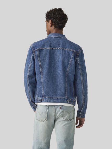 Levi's® Regular Fit Jeansjacke aus reiner Baumwolle Modell 'THE TRUCKER' Jeansblau 5