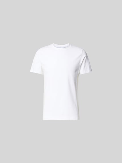 Slim Fit T-Shirt aus Baumwoll-Mix Shop The Look MANNEQUINE