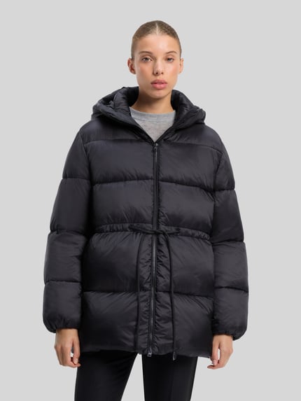 HUGO Steppjacke mit Taillenzug Modell 'Falentina-3' Black 4