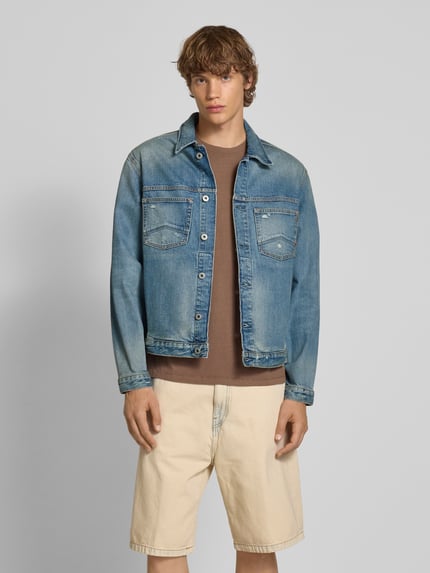Pepe Jeans Regular Fit Jeansjacke aus Baumwoll-Mix Modell 'HORSHAM PALE TINT' Jeansblau 4