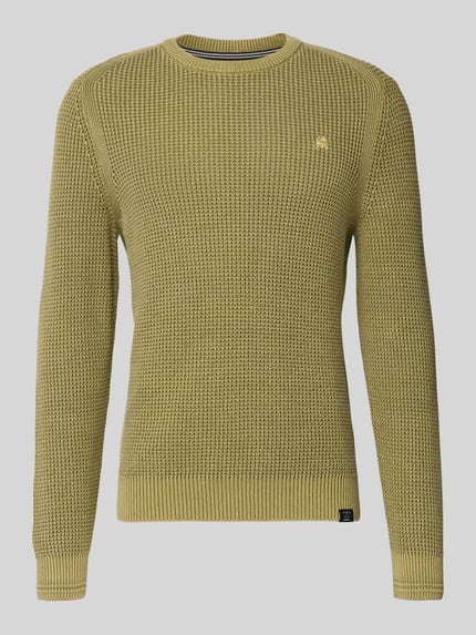 LERROS Regular Fit Pullover in Strick-Optik Khaki 2