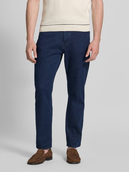JOOP! JEANS broek met rechte pijpen in 5-pocketmodel model 'Ray' Donkerblauw - 4