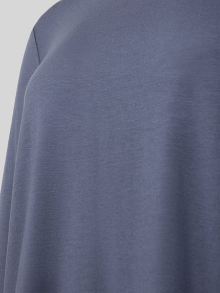 Produktfoto, Loose Fit Pyjama-Oberteil aus Modal-Mix von Marc O'Polo, seidige Textur in mattem Blau, Damen Pyjama von Marc O'Polo.