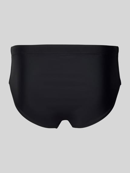 SCHIESSER Slim fit zwembroek met ritszak Zwart - 3