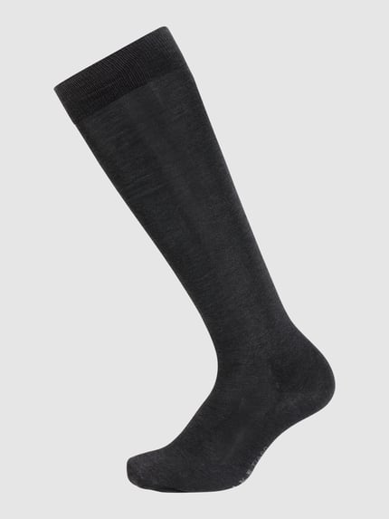 FALKE Kniekousen met stretch model 'Tiago Knee-High' Antraciet - 1