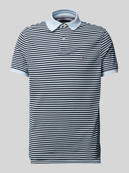 Tommy Hilfiger Regular fit poloshirt van katoenmix Lichtblauw - 2