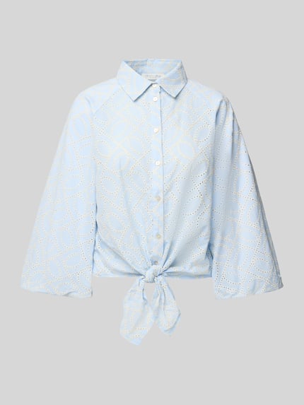 Christian Berg Woman Relaxed fit blouse met 3/4-mouwen Bleu - 2