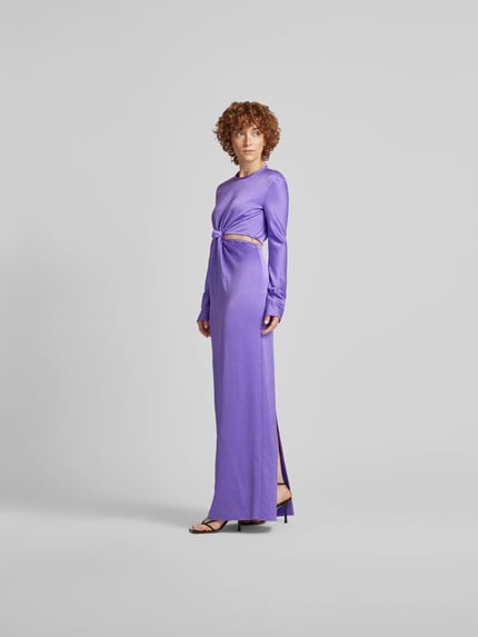 Nanushka Maxi-jurk met cut-outs Paars - 1