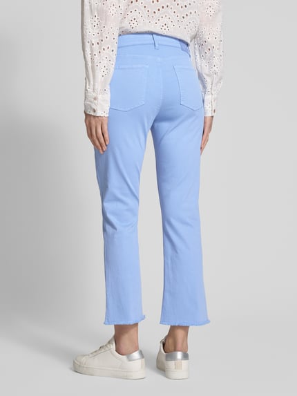 Raffaello Rossi Slim Fit Jeans mit Fransen Rauchblau 5