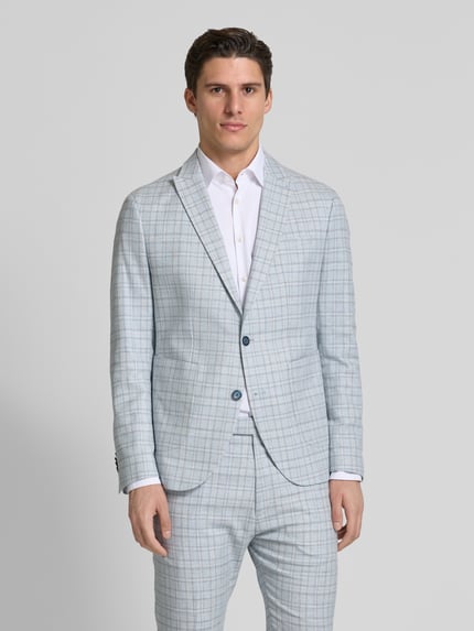 CINQUE Regular Fit Sakko aus mit Leinen-Anteil Modell 'MICHELE' Hellblau 4