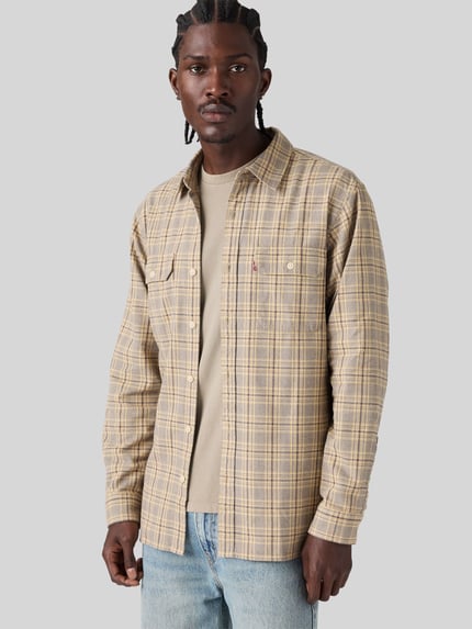 Levi's® Koszula casualowa o kroju relaxed fit z czystej bawełny model 'JACKSON WORKER ROGELIO' Średnioszary 1